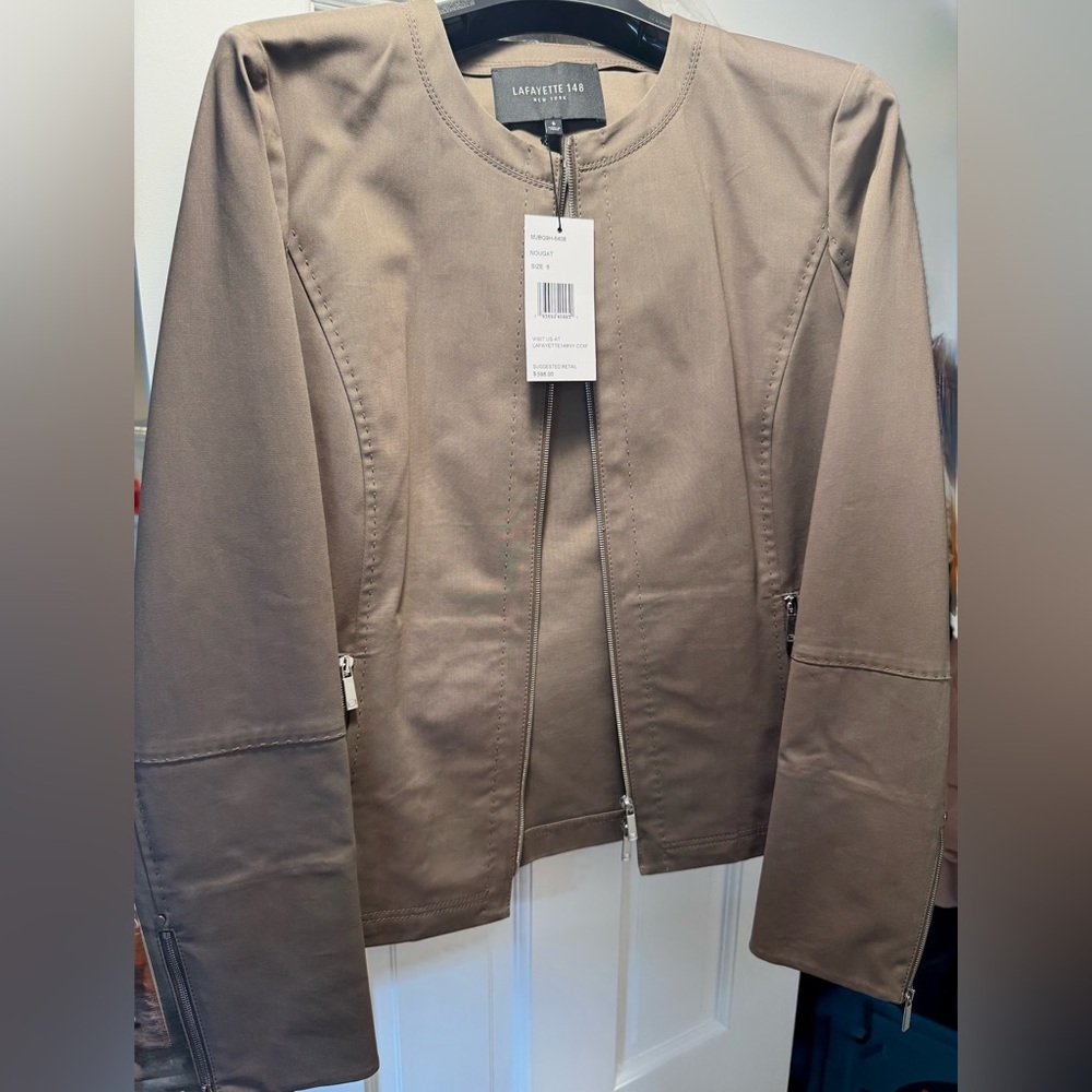 Lafayette 148 New York zippered jacket size 6